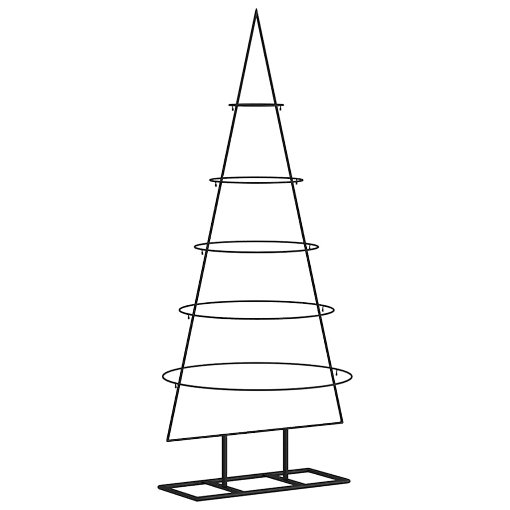 árvore de natal - pinheiro de natal para decoração 125 cm metal preto