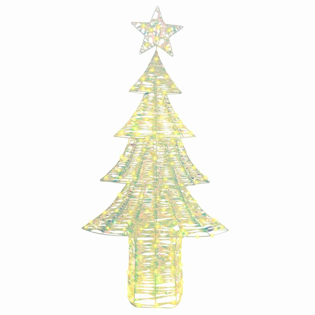 árvore de natal - pinheiro de natal com 240 leds branco quente 180 cm pet