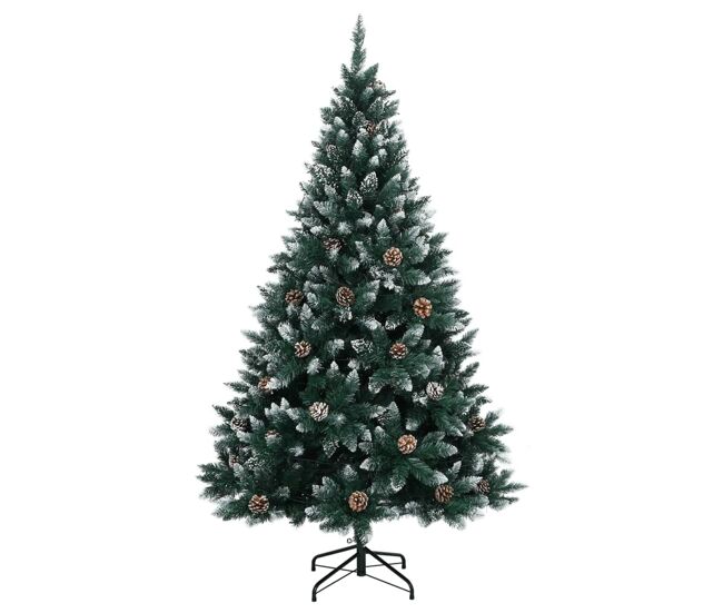 árvore de natal - pinheiro de natal artificial com 150 luzes led 150 cm