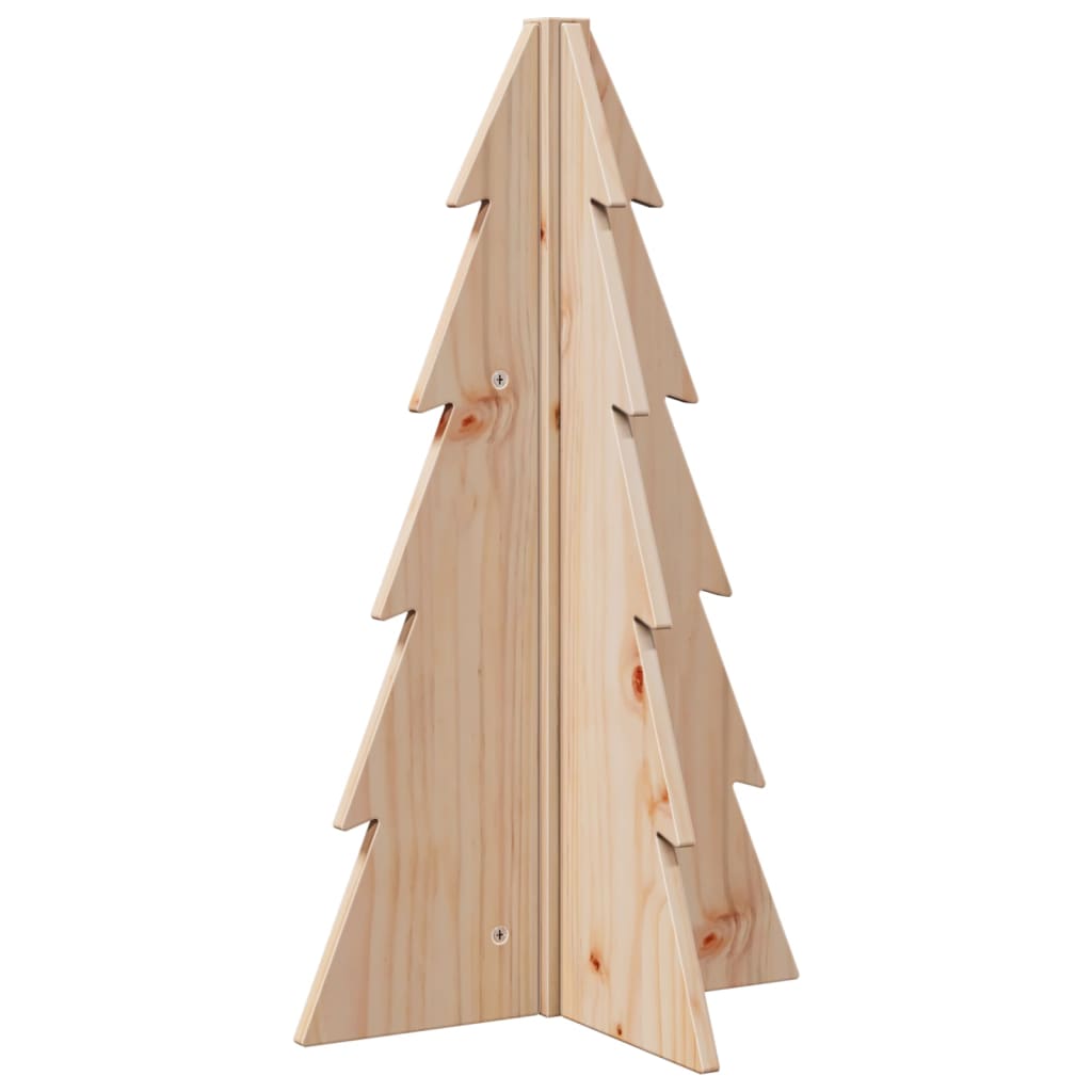 árvore de natal - pinheiro de natal decorativa 69,5 cm madeira de pinho maciça