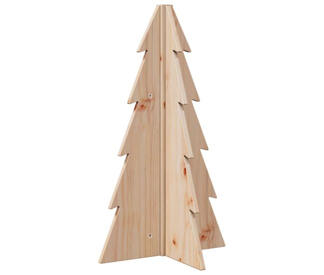 árvore de natal - pinheiro de natal decorativa 69,5 cm madeira de pinho maciça