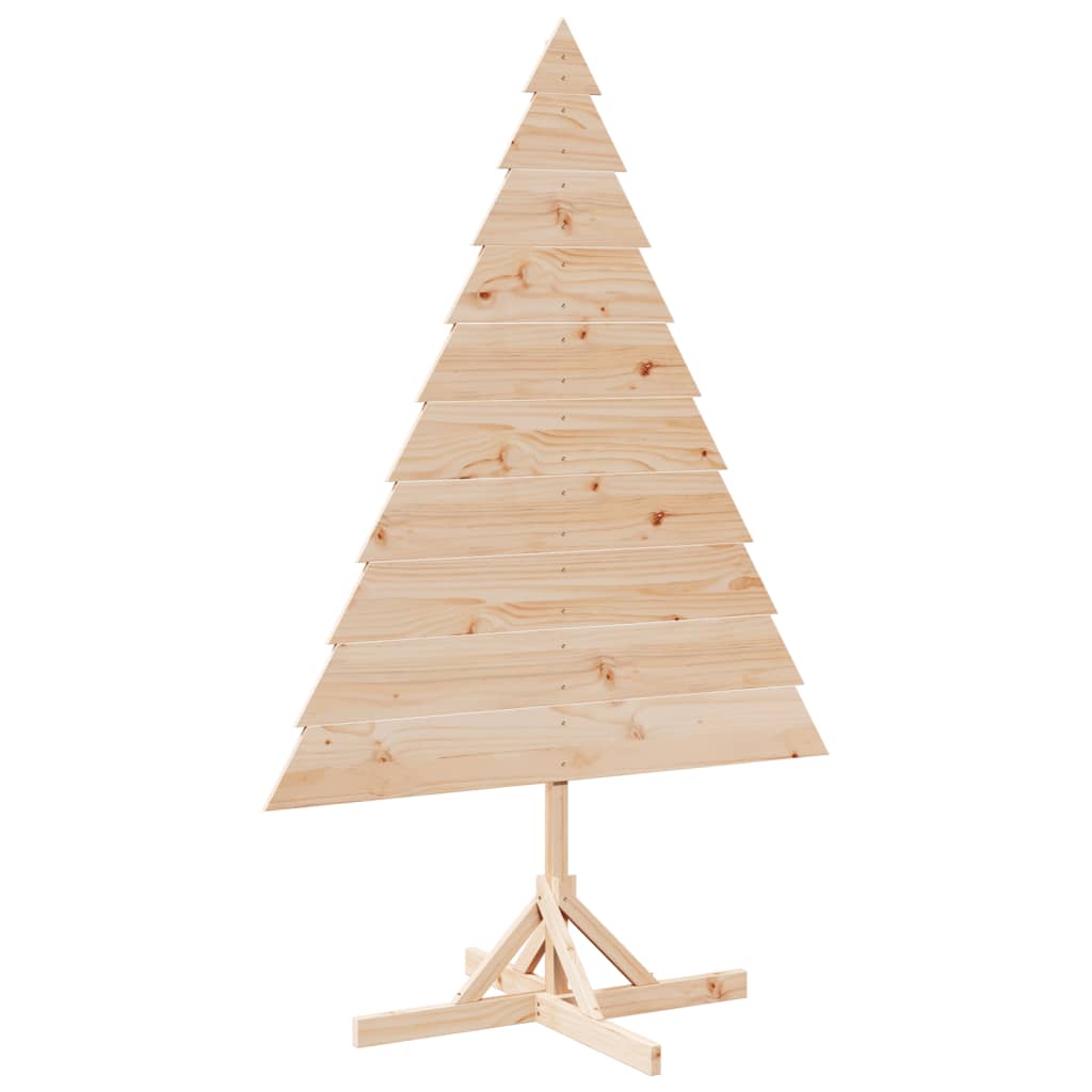 árvore de natal - pinheiro de natal em madeira decorativa 180 cm madeira maciça