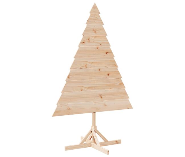 árvore de natal - pinheiro de natal em madeira decorativa 180 cm madeira maciça