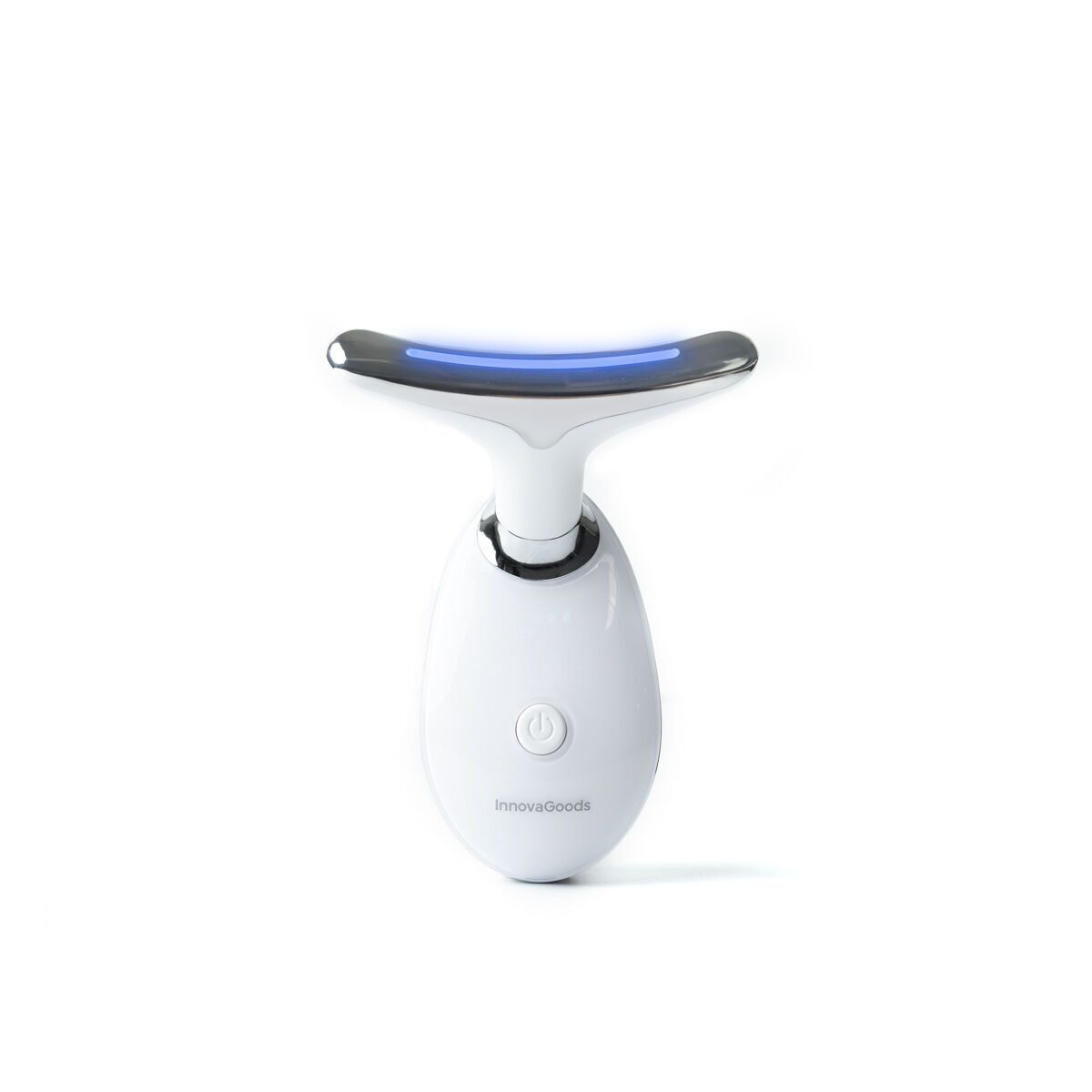 Massageador Facial Elétrico Reafirmante para Rosto com LED e EMS