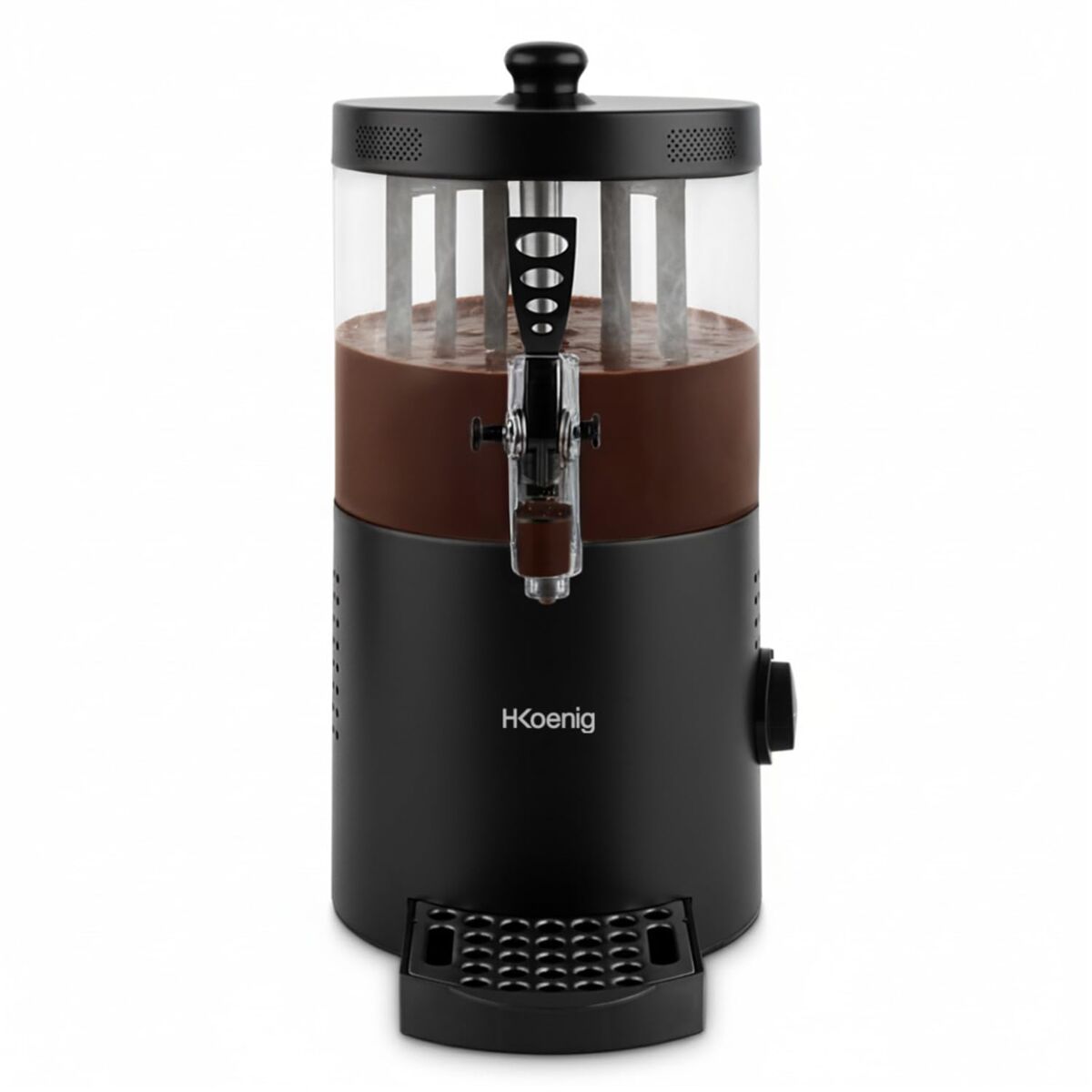 Dispensador de chocolate caliente, 3 l, 1200 w, negro