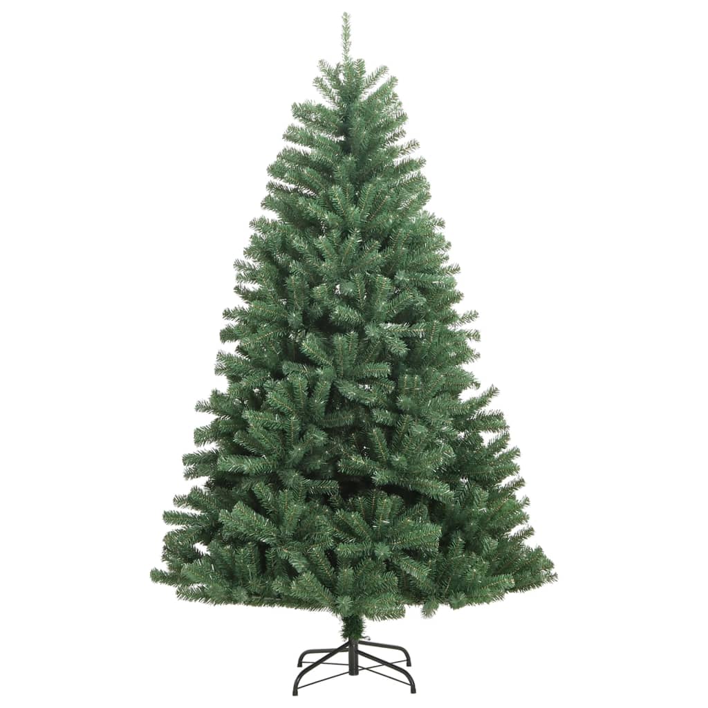 árvore de natal - pinheiro de natal artificial articulada com suporte 150 cm verde