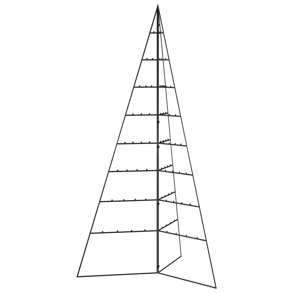 árvore de natal - pinheiro de natal para decoração 180 cm metal preto