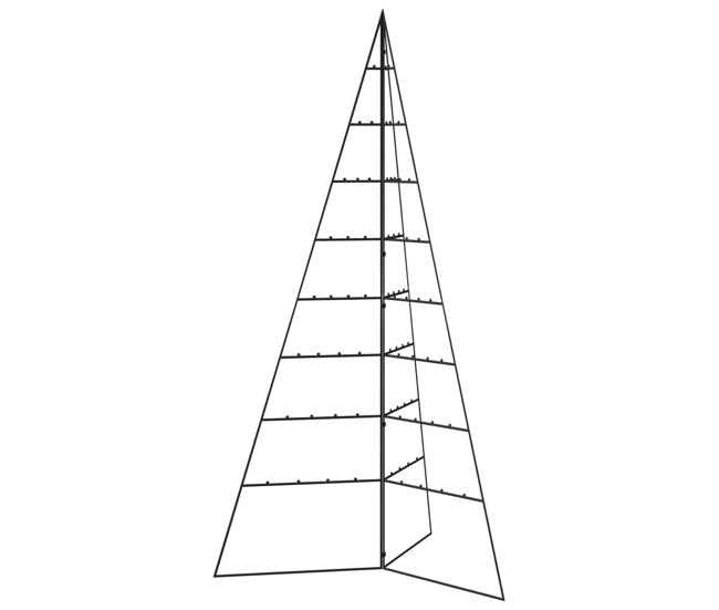 árvore de natal - pinheiro de natal para decoração 180 cm metal preto