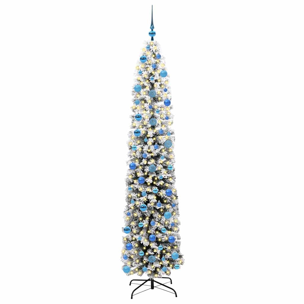árvore de natal - pinheiro de natal artificial verde 240 cm pvc e aço e plástico