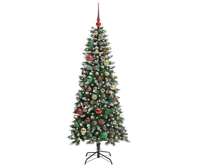 árvore de natal - pinheiro de natal artificial com 150 leds verde 66 x 66 x 150 cm