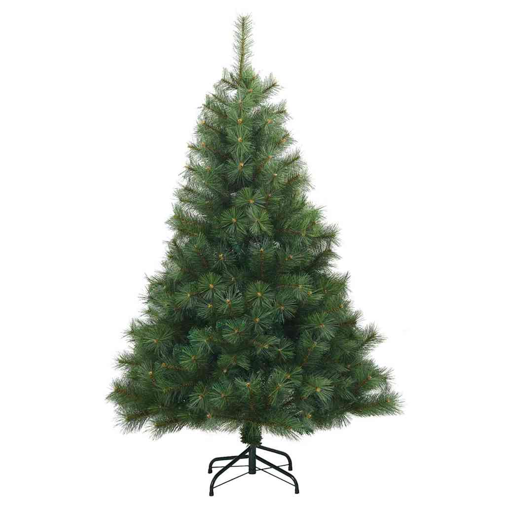 árvore de natal - pinheiro de natal articulada artificial verde 150 cm pvc, aço
