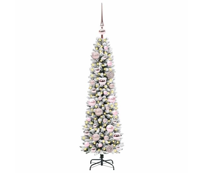 árvore de natal - pinheiro de natal artificial com 150 leds verde e branco 120 cm
