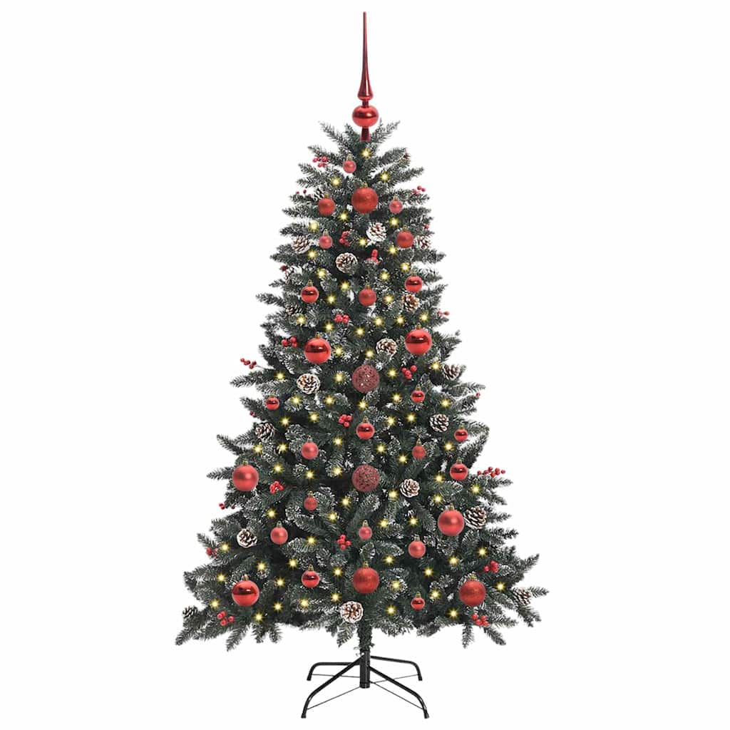 árvore de natal - pinheiro de natal artificial com 150 leds verde 68 x 68 x 120 cm