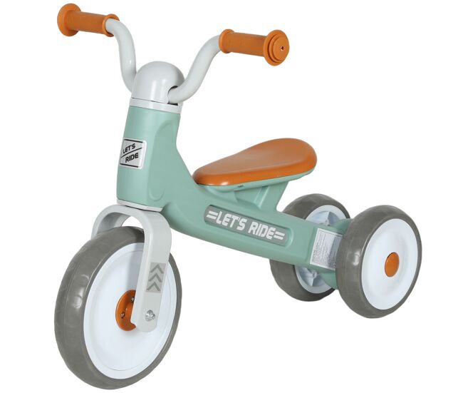 Aiyaplay bicicleta sem pedais para enfants dos 12 aos 36 meses bicicleta de equilíbrio com rodas silenciosas e antifuro guiadores com rotação limitada a 60° 69x40x49 cm verde
