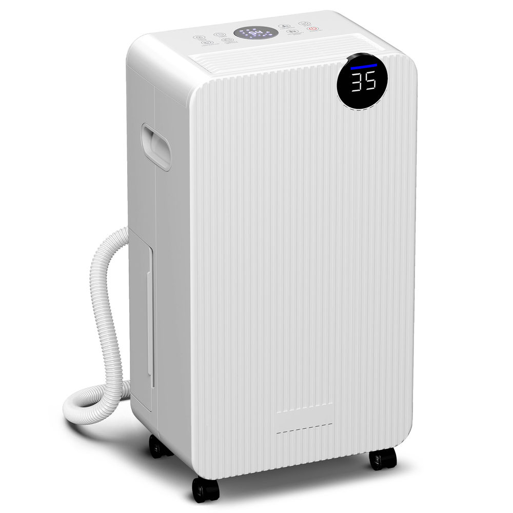 Homcom desumidificador 12l/dia depósito 2,1l silencioso desumidificador elétrico com 4 modos ecrã led temporizador desligamento automático bloqueio