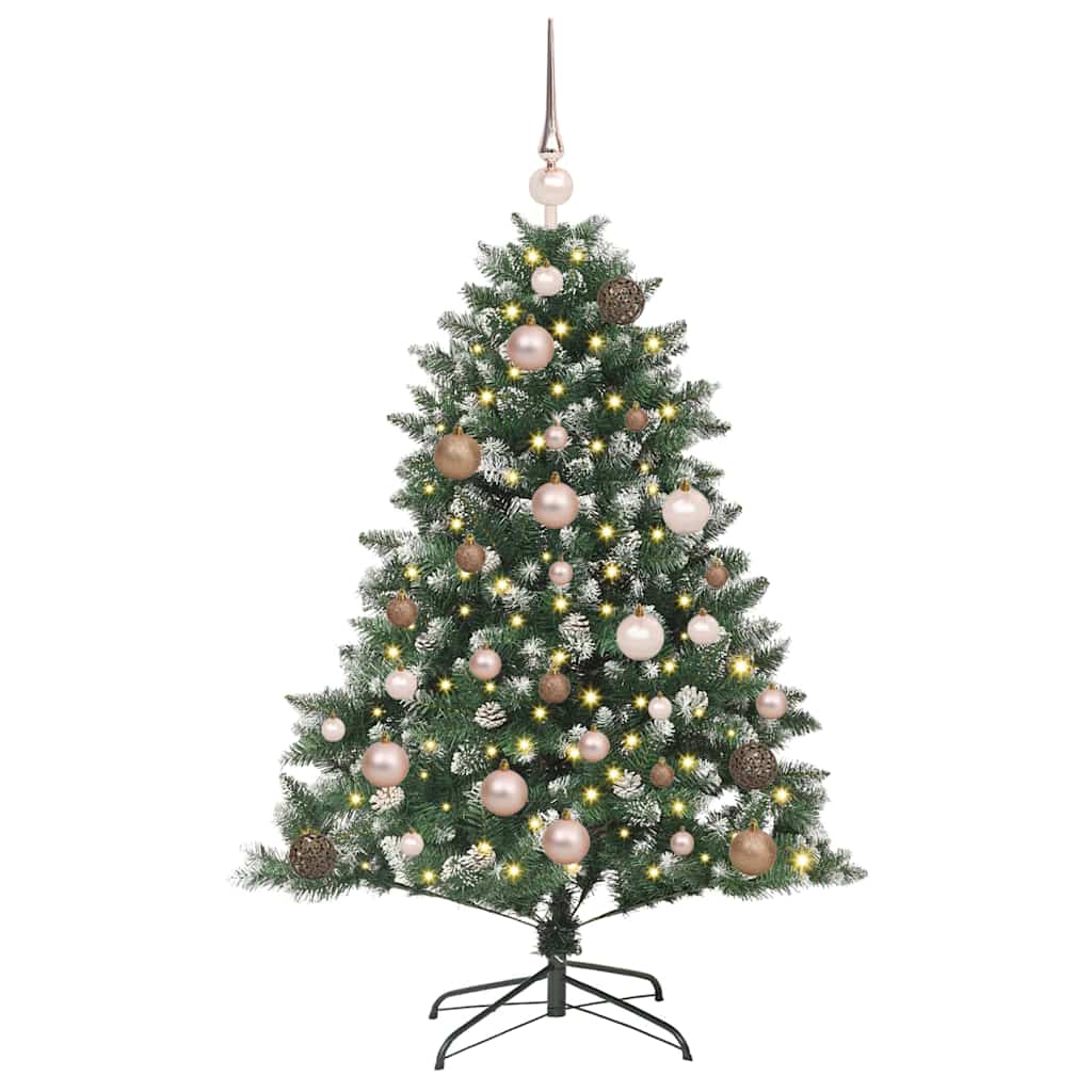 árvore de natal - pinheiro de natal artificial com 150 leds verde 85 x 85 x 120 cm