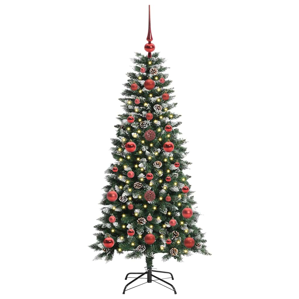 árvore de natal - pinheiro de natal artificial com 150 leds verde 50 x 50 x 120 cm