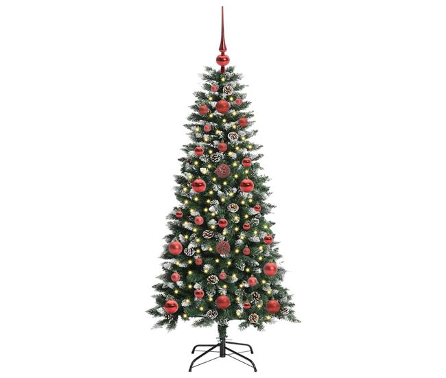 árvore de natal - pinheiro de natal artificial com 150 leds verde 50 x 50 x 120 cm