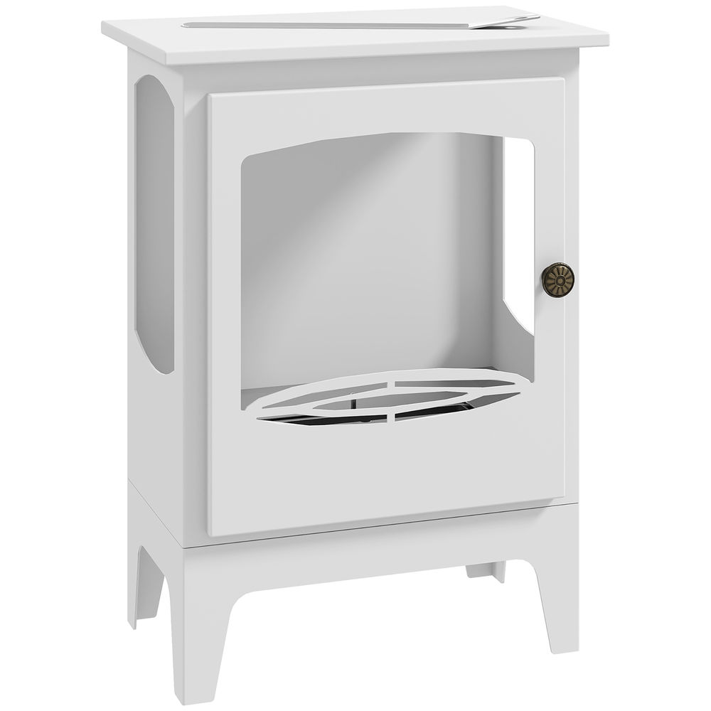 Homcom lareira de etanol 7000btu lareira de bioetanol de aço com apagador de aço inoxidável depósito de 1,2l tempo de combustão 3h para interiores 20-