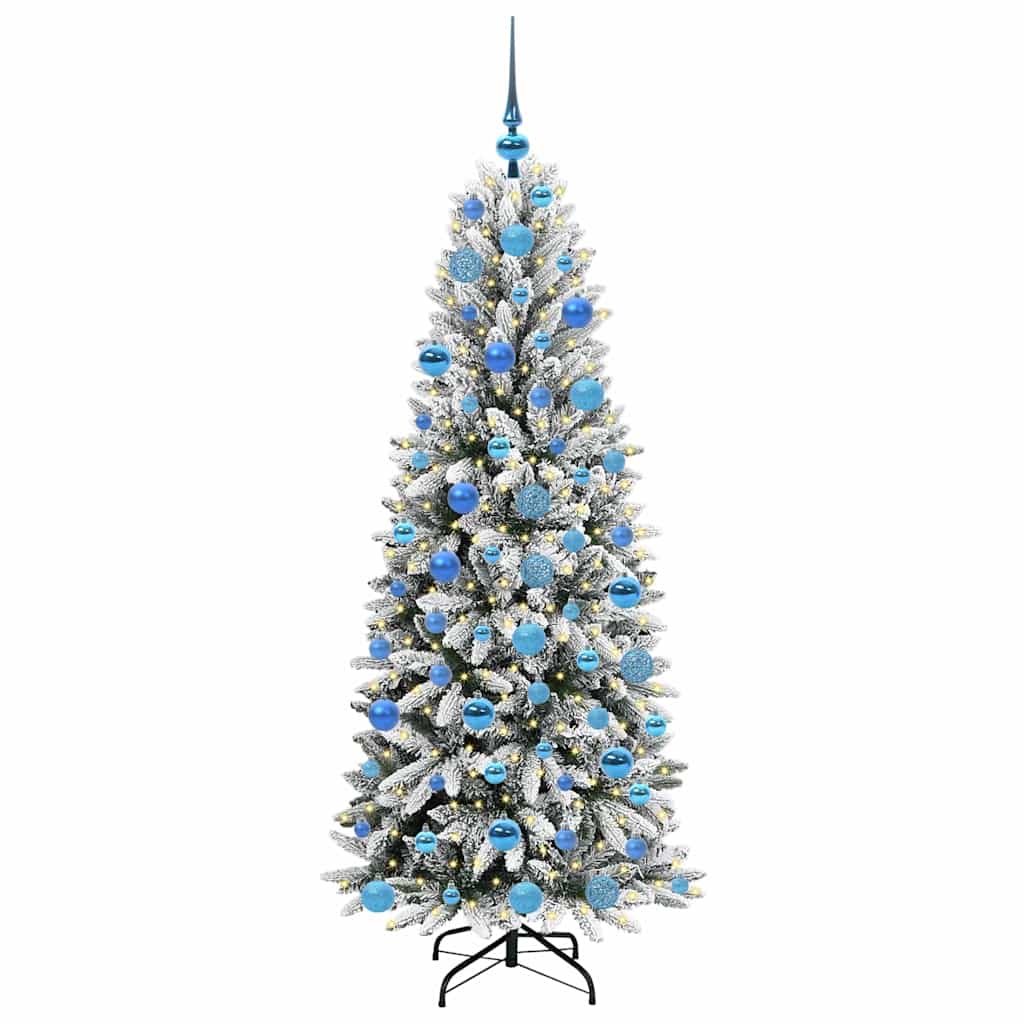 árvore de natal - pinheiro de natal artificial com 300 leds branco 73 x 73 x 180 cm