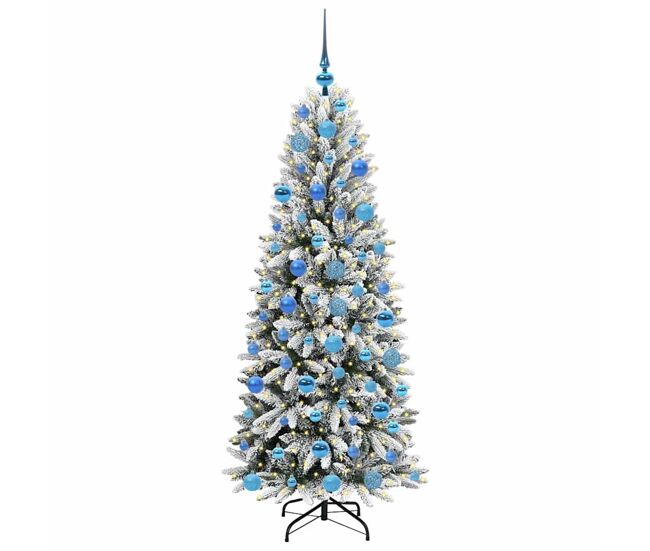 árvore de natal - pinheiro de natal artificial com 300 leds branco 73 x 73 x 180 cm