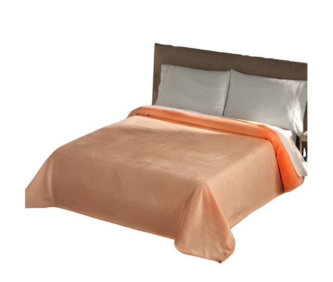 Manta basic home 650gr salmão 160x220cm donegal collections