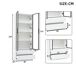 Vitrine com 2 portas e 2 gavetas Vitrine com 2 portas e 2 gavetas Branco