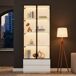 Vitrine com 2 portas e 2 gavetas Vitrine com 2 portas e 2 gavetas Branco