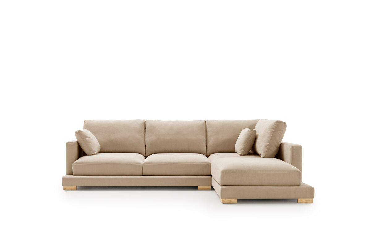 Sofá chaise longue Nordic Grand Class com braço direito