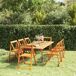 8 pcs Cadeiras de jardim - Cadeiras de exterior dobráveis 8 pcs Cadeiras de jardim - Cadeiras de exterior dobráveis Castanho