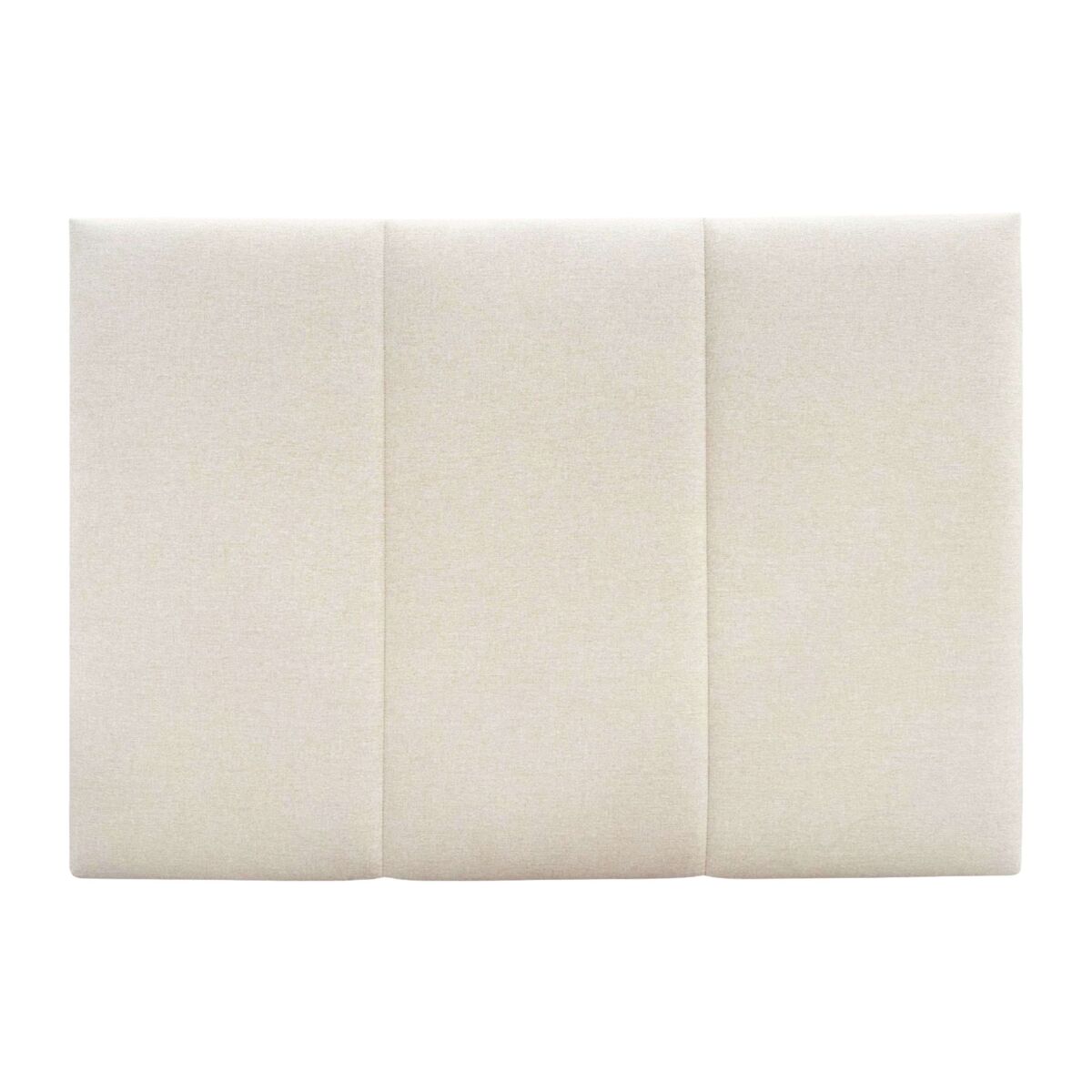 Cabeceira de cama navoi de 165 cm, bege, cabeceira estofada com capa não removível, em melamina e poliéster.