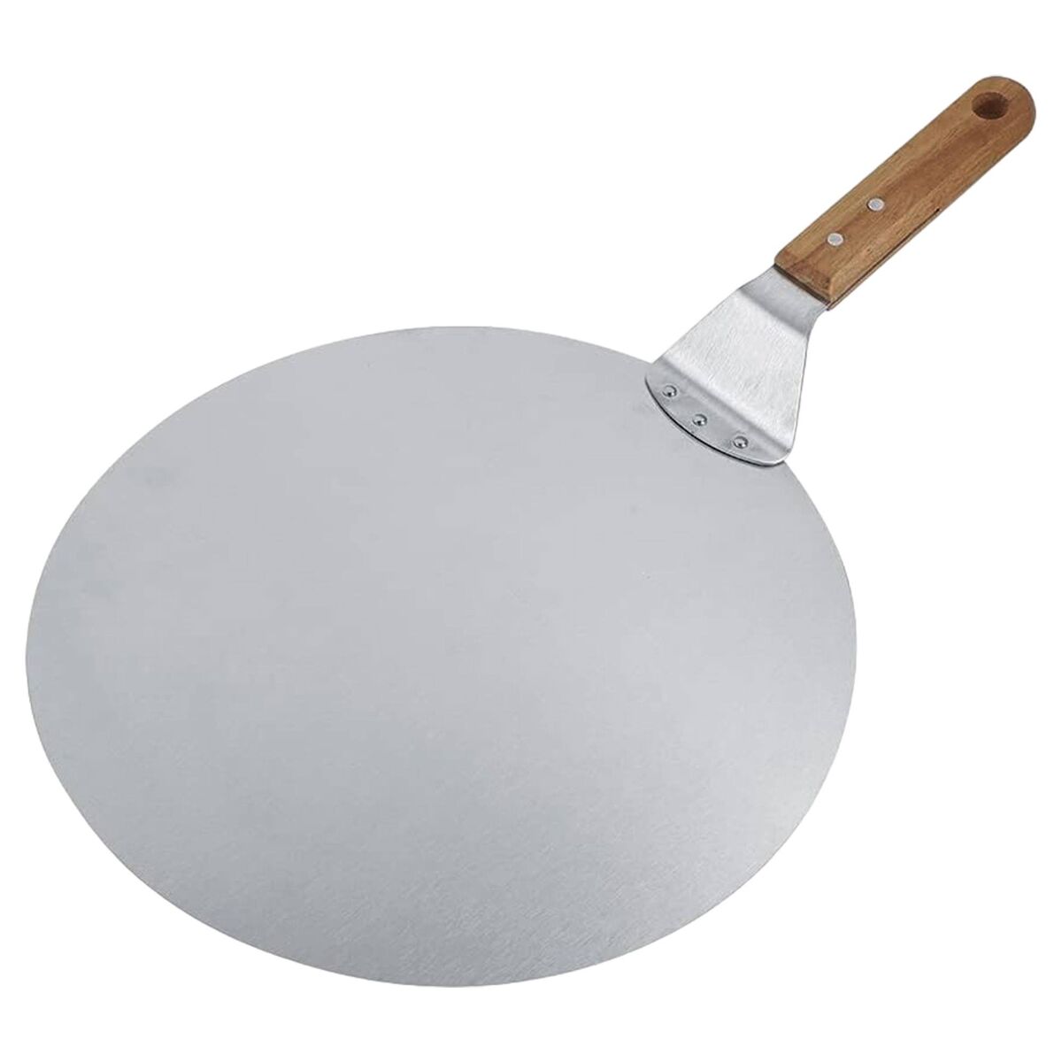 Bandeja para pizza well home com cabo de madeira