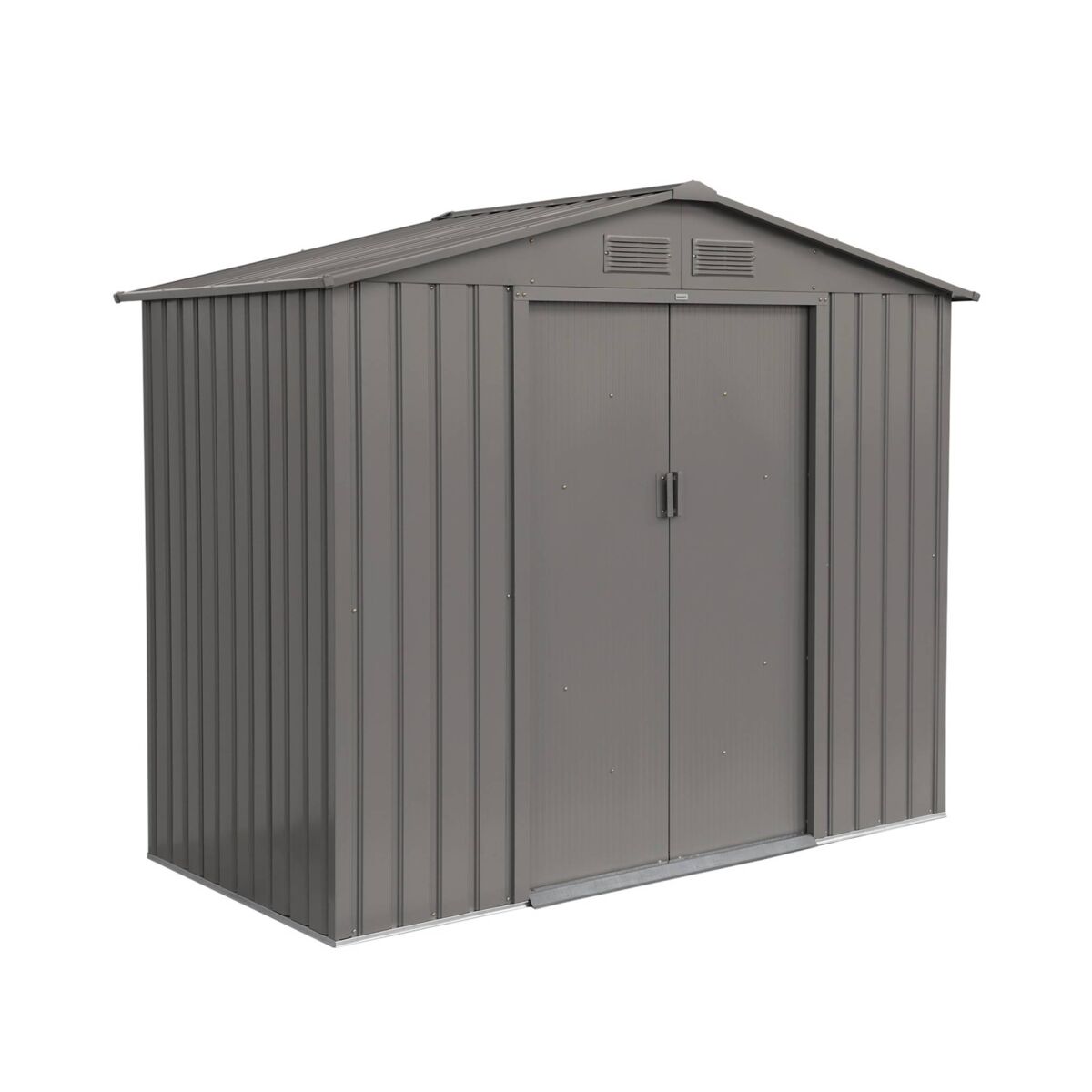 Abrigo de jardim com kit de ancoragem 2,71m², houtland, taupe, 213x131x185 cm