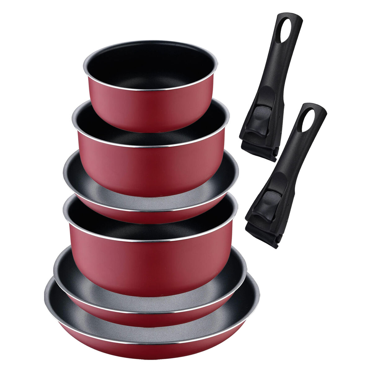 Conjunto de panelas e caçarolas Bergner Click&Cook