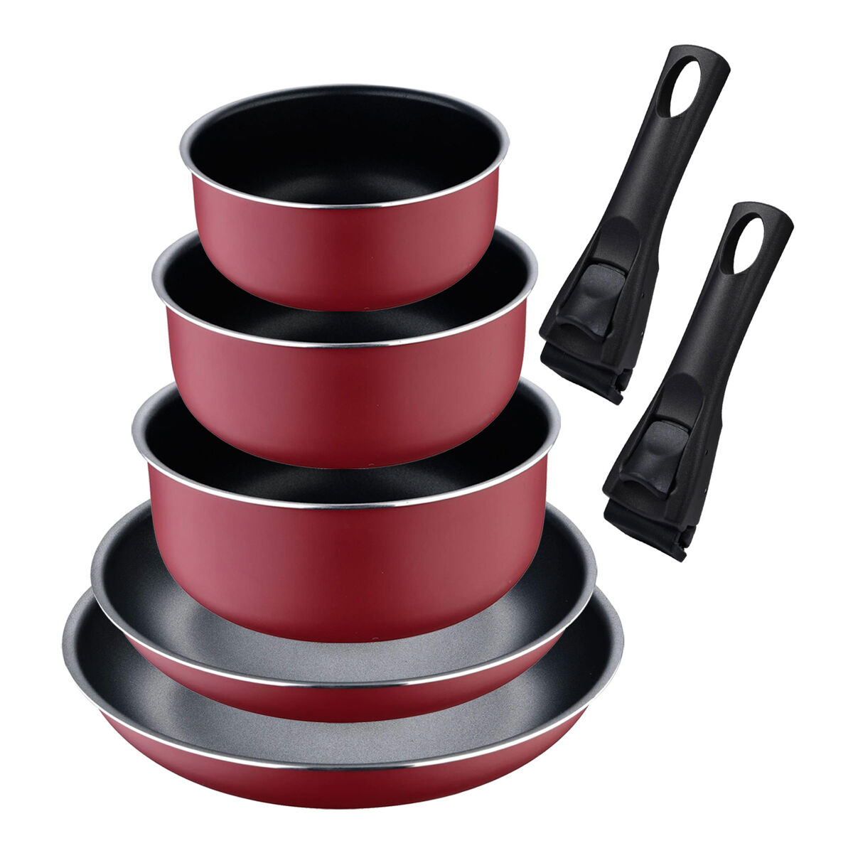 Conjunto de panelas e caçarolas Bergner Click&Cook