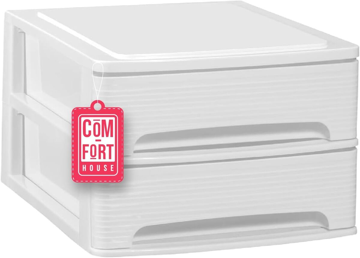 Gaveteiro Empilhável de Plástico | Modelo Linhas