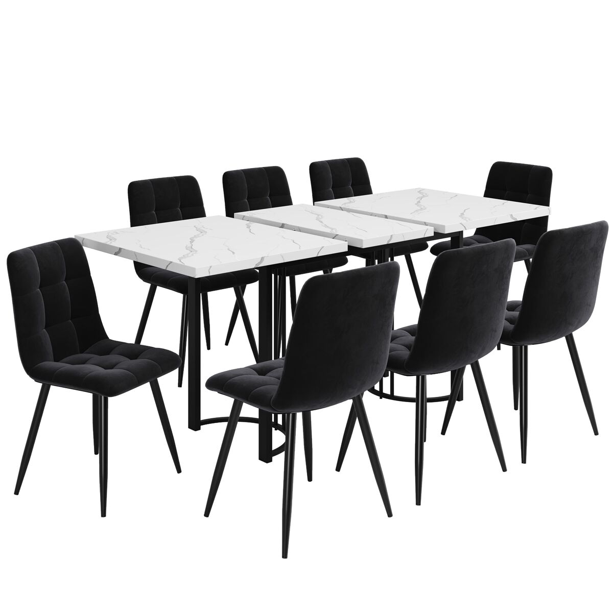 Conjunto de mesas e cadeiras de sala de jantar