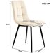 Conjunto de mesas e cadeiras de sala de jantar 140x80 Conjunto de mesas e cadeiras de sala de jantar 140x80 Bege