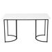 Conjunto de mesas e cadeiras de sala de jantar 140x80 Conjunto de mesas e cadeiras de sala de jantar 140x80 Bege