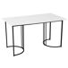 Conjunto de mesas e cadeiras de sala de jantar 140x80 Conjunto de mesas e cadeiras de sala de jantar 140x80 Bege