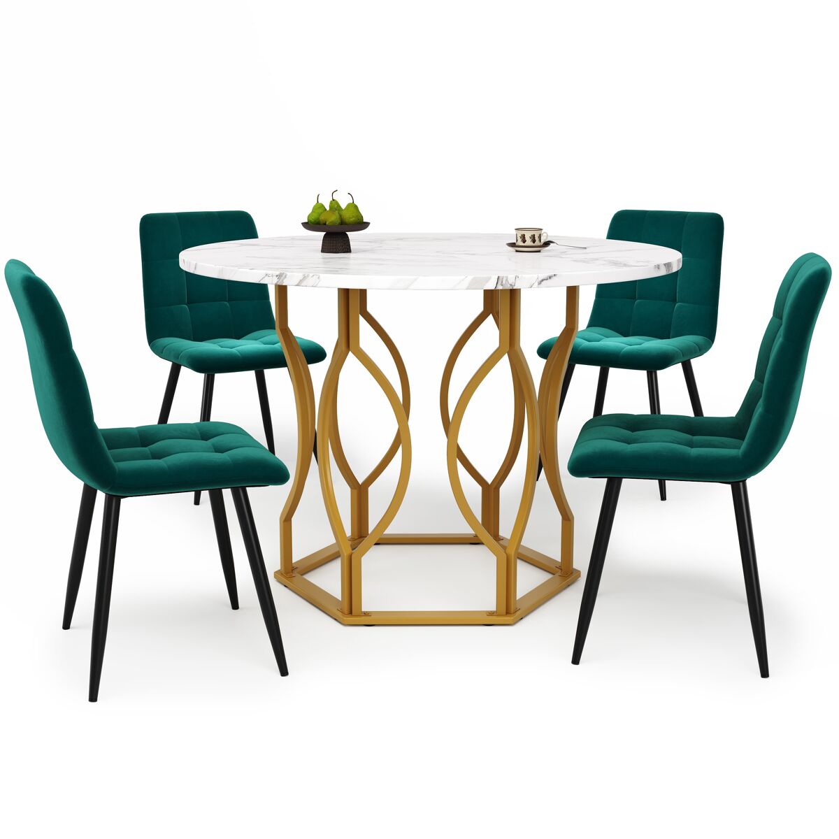 Conjunto de mesas e cadeiras de sala de jantar