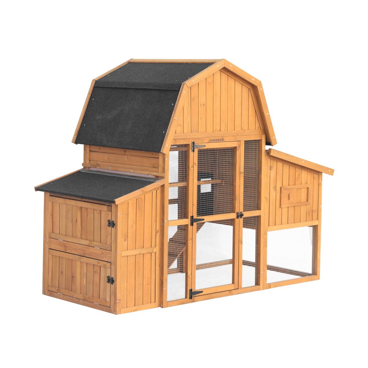 Galinheiro 6 galinhas madeira de abeto