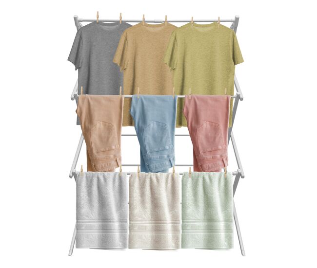 Estendal dobrável extensível 3 níveis fold