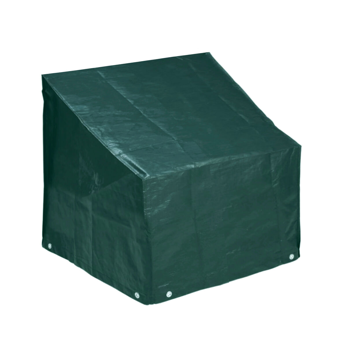 Cobertura protetora para mobiliário de jardim com ilhó forte e corda incluída - impermeável, resistente aos raios uv - dimensões 76/110x81