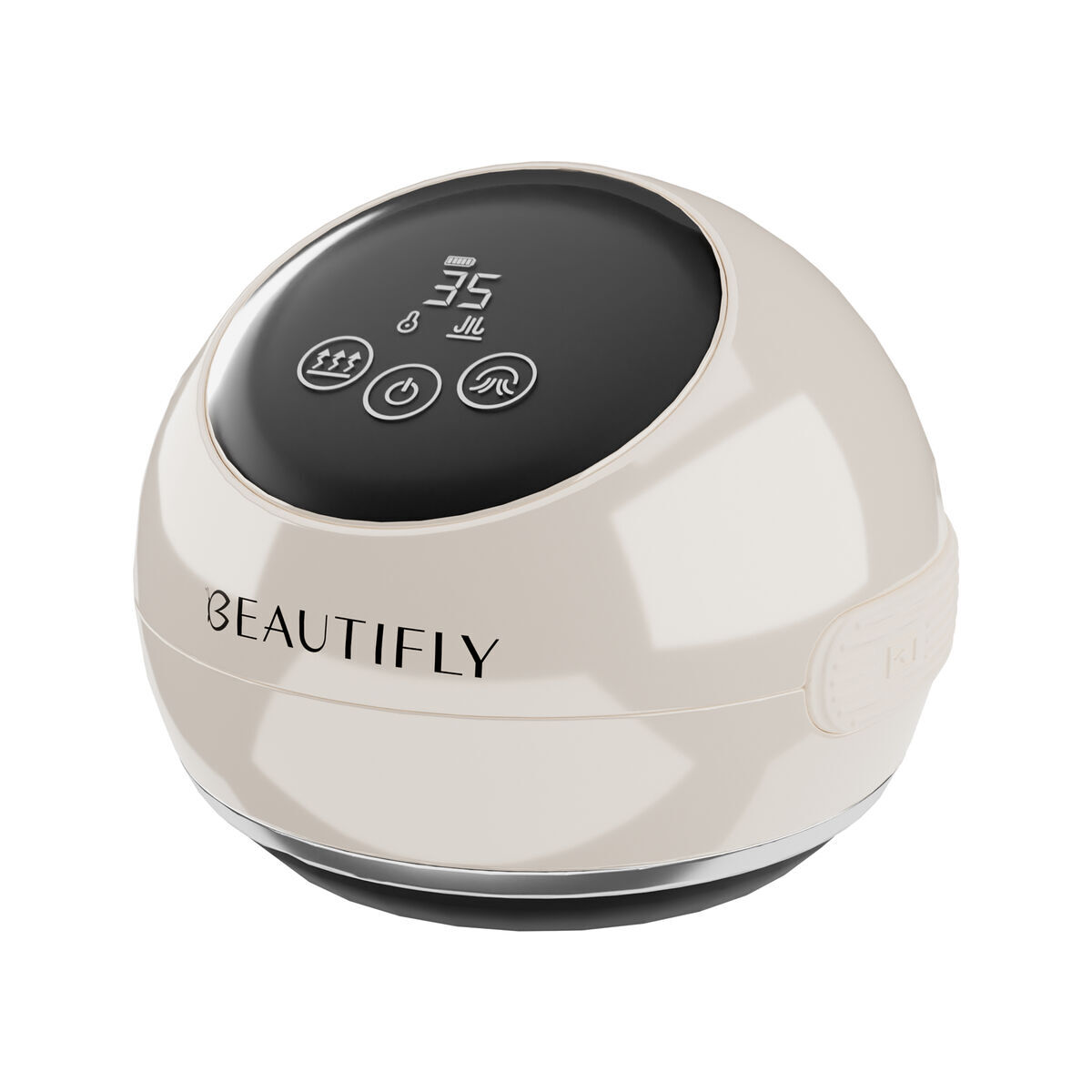 Beautifly massageador corporal anticelulite sucção com magnetoterapia bubble body bege