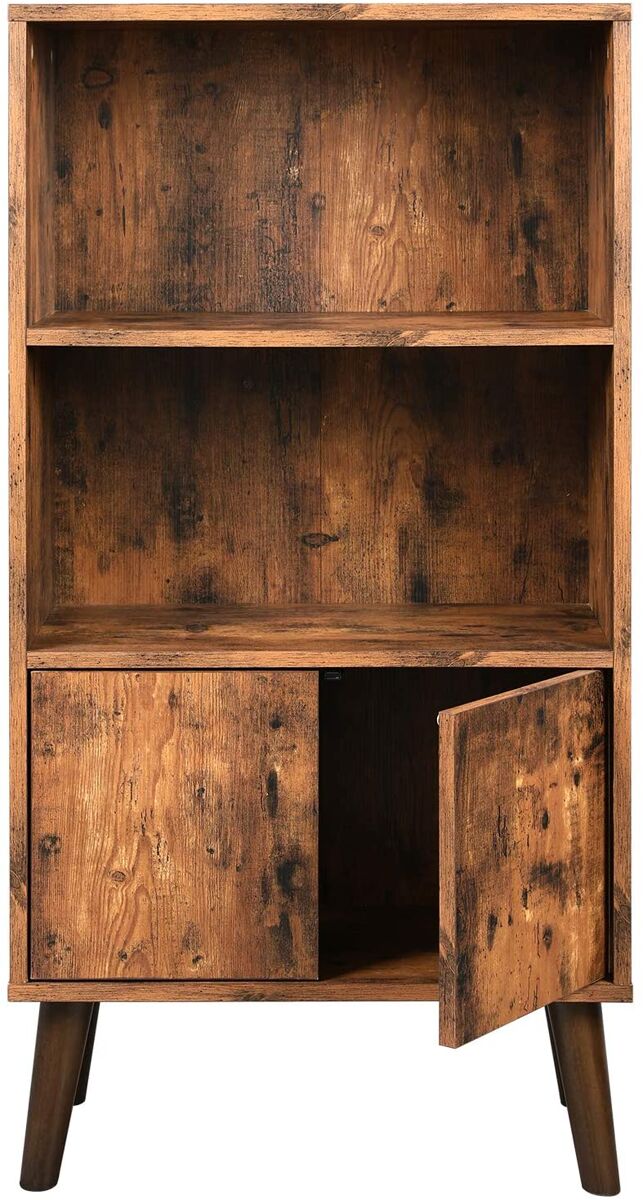 Estantería para cómoda de niveles, estilo industrial, panel