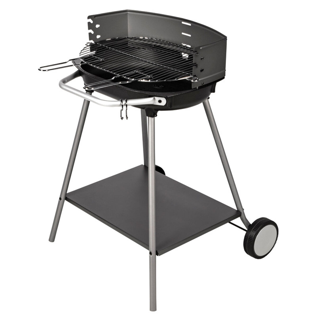 Barbecue à charbon avec cuve en fonte