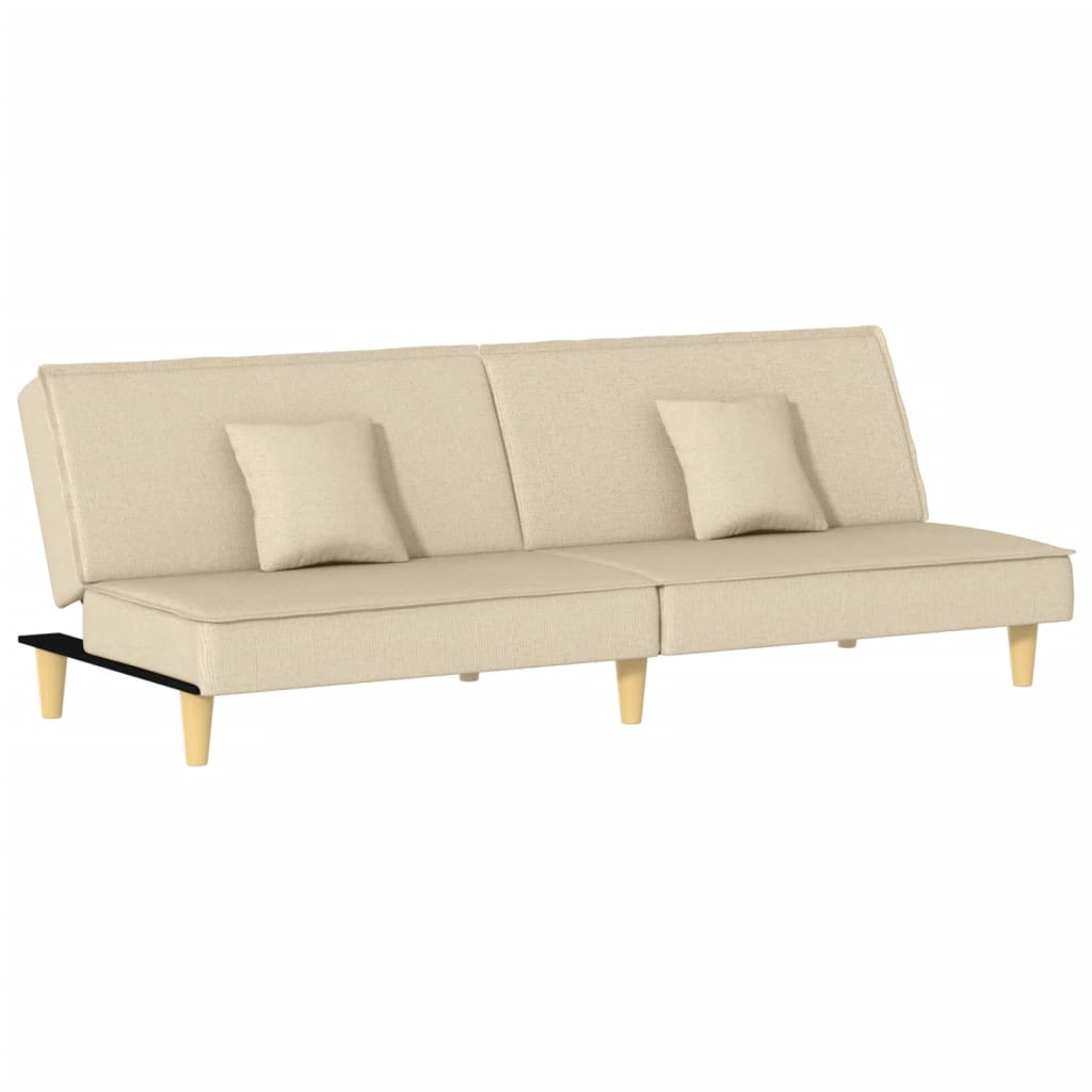 Sofá-cama, sofá conversível tecido creme