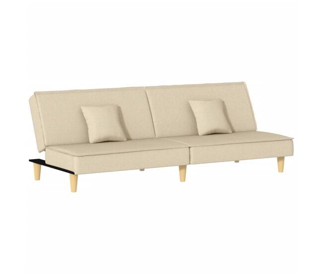 Sofá-cama, sofá conversível tecido creme