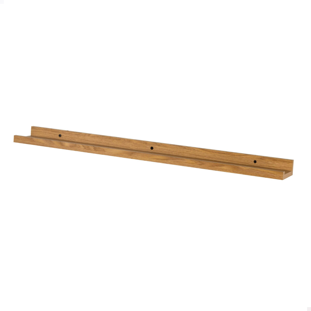 Max home étagère de parede em madeira com rebordo 80x10x4 cm